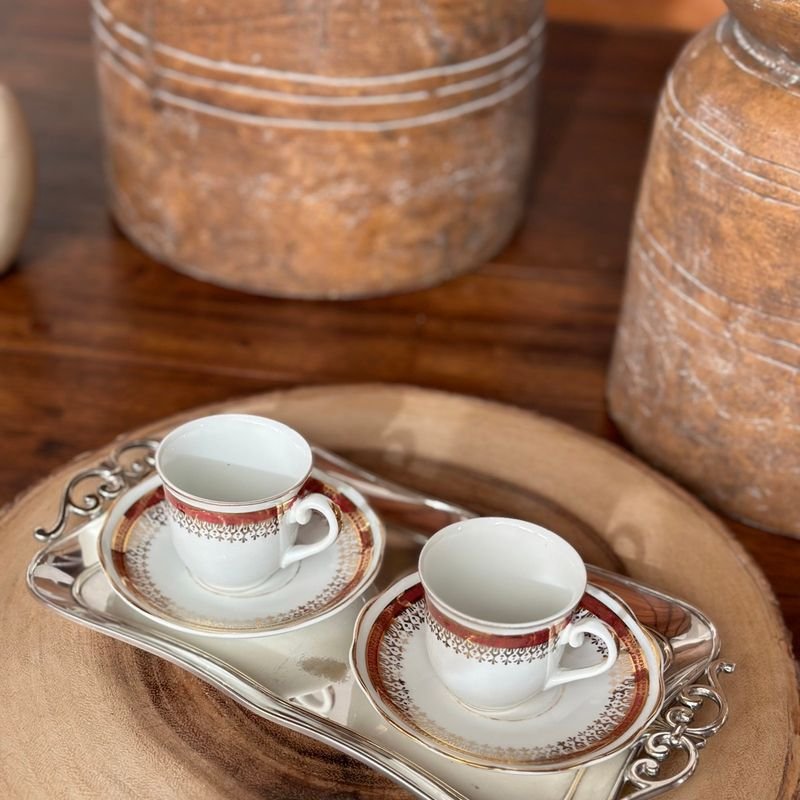 Conjunto Para Chá E Café Em Porcelana Steatita Paraná - Mundaréu - Não é só  um antiquário