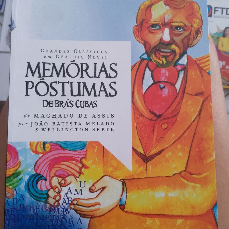Livro - Memórias Póstumas de Brás Cubas - Graphic Novel em