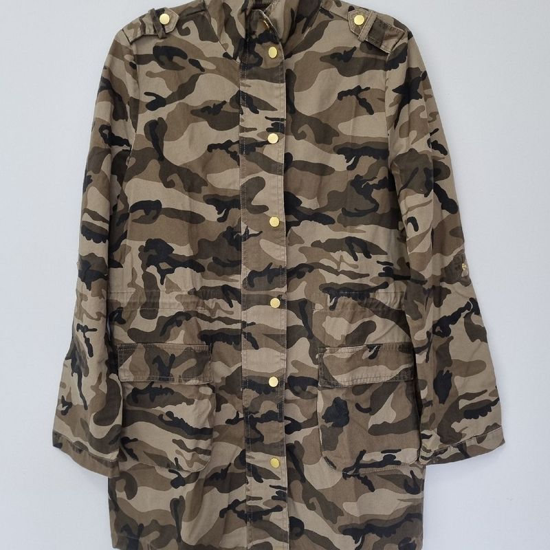 Parka camuflada sales feminina renner