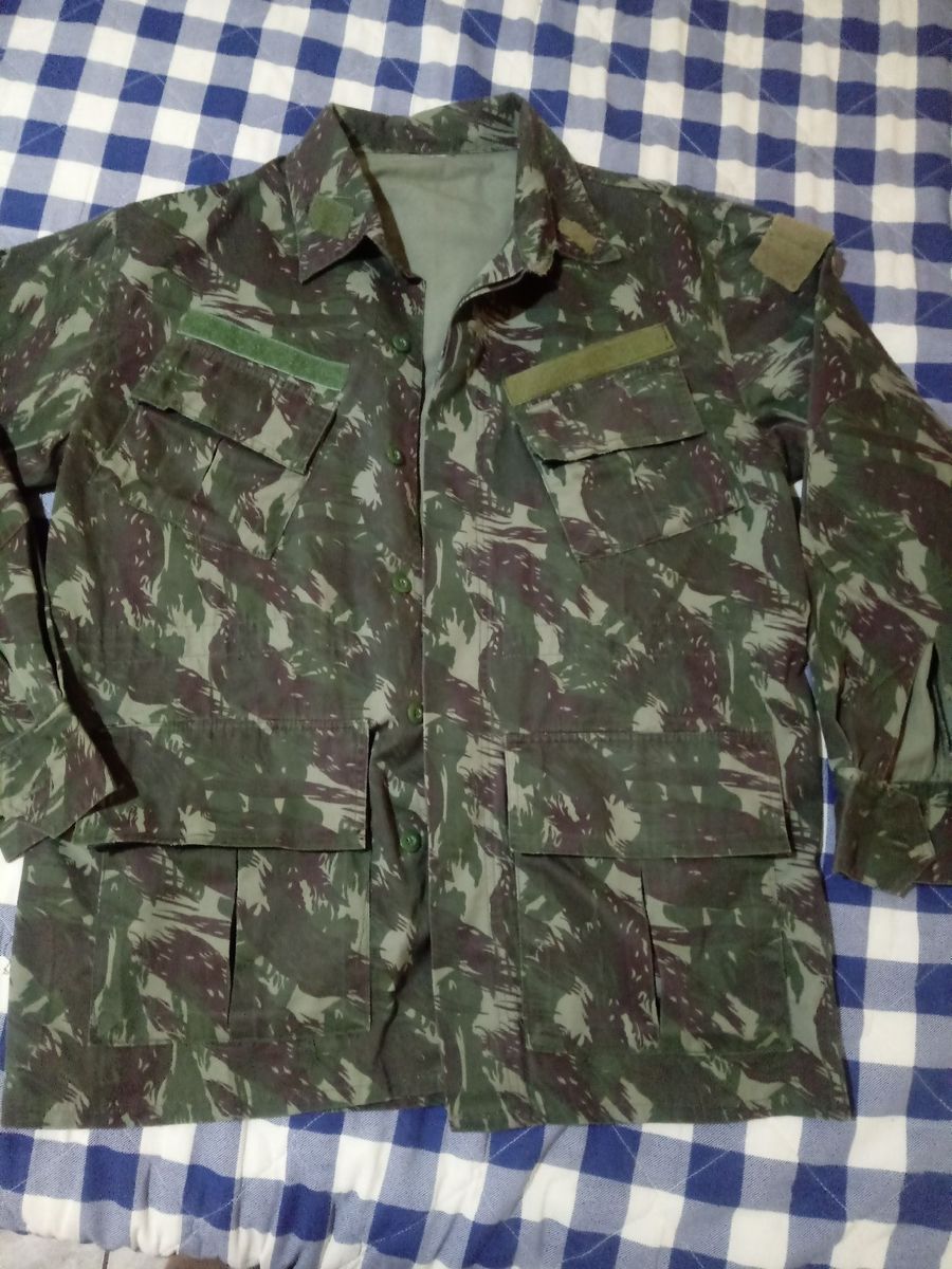 jaqueta parka camuflada masculina