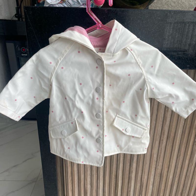 Casaco Parka Corta Vento Capa de Chuva de Chuva Primark Bebê