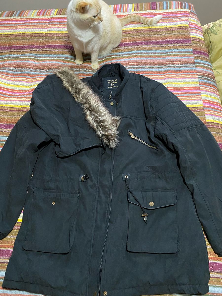 parka forrada plus size