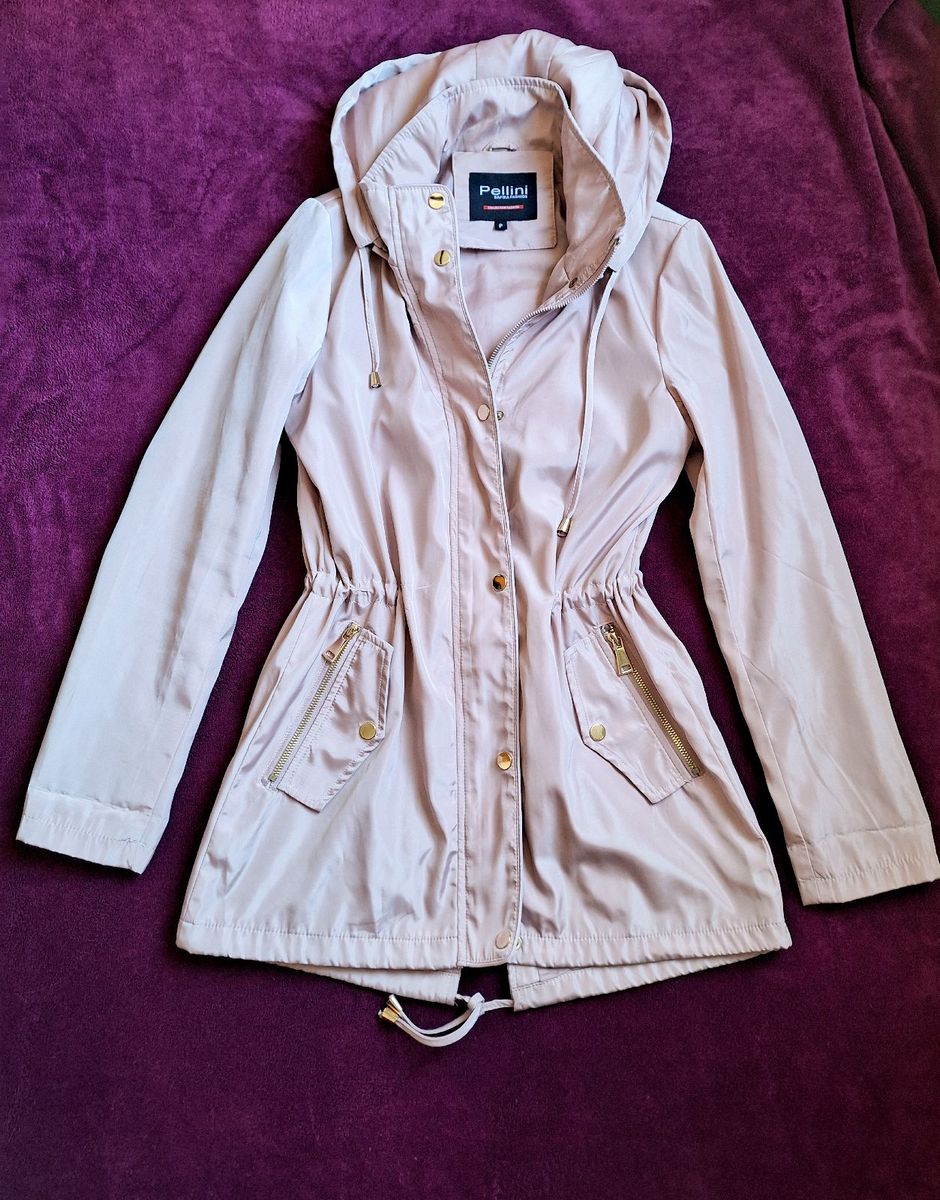 Parka Rosa Pellini, Casaco Feminino Pellini Nunca Usado 88323866