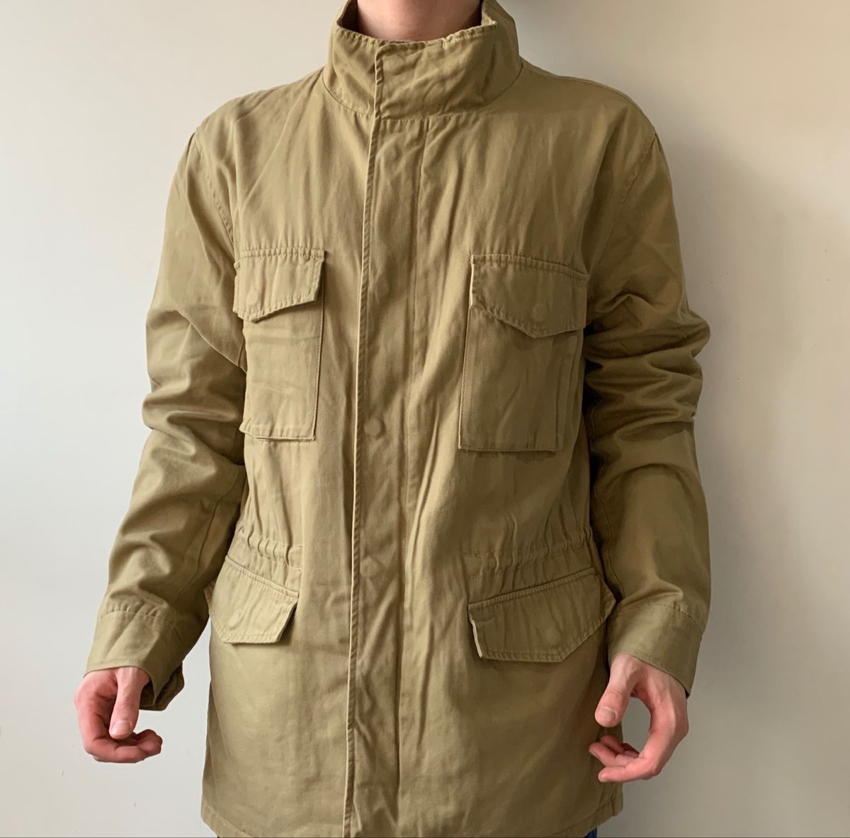 jaqueta parka militar masculina