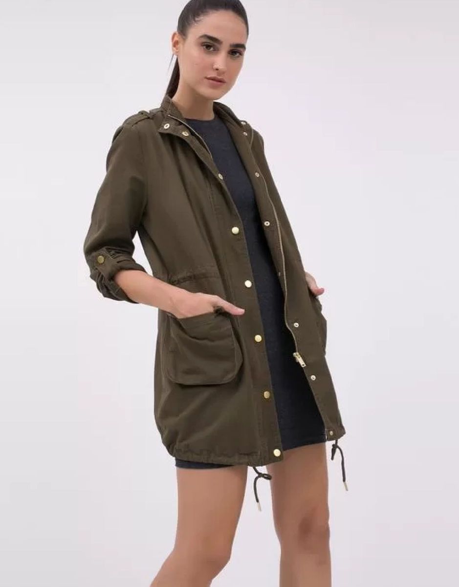 jaqueta parka feminina renner