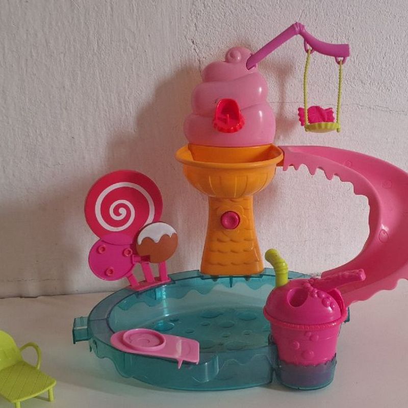 Parque Aquático da Polly Pocket Brinquedo Polly Pocket Usado 90845776  enjoei