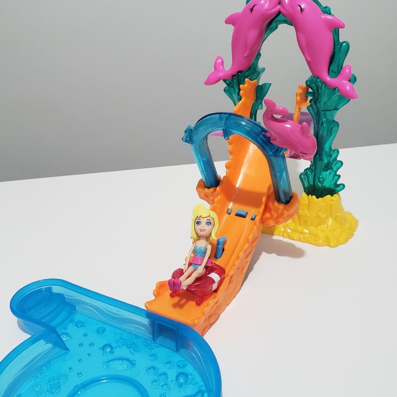 Polly Pocket Boneca Esqui Aquático Com Golfinho Mattel - Loja Zuza  Brinquedos