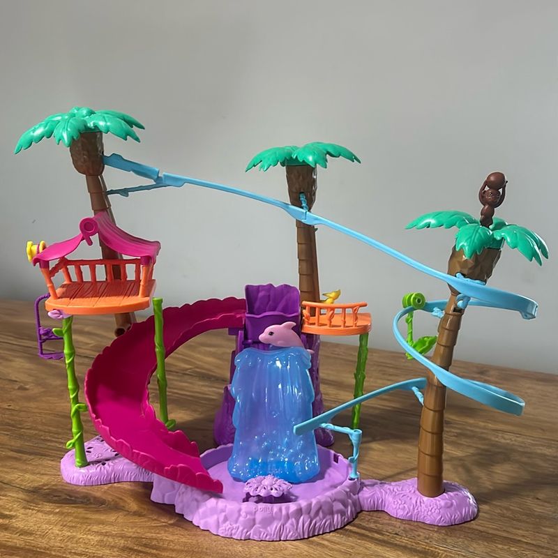 Parque Aquático Polly Pocket Brinquedo Polly Pocket Usado 102423616  enjoei