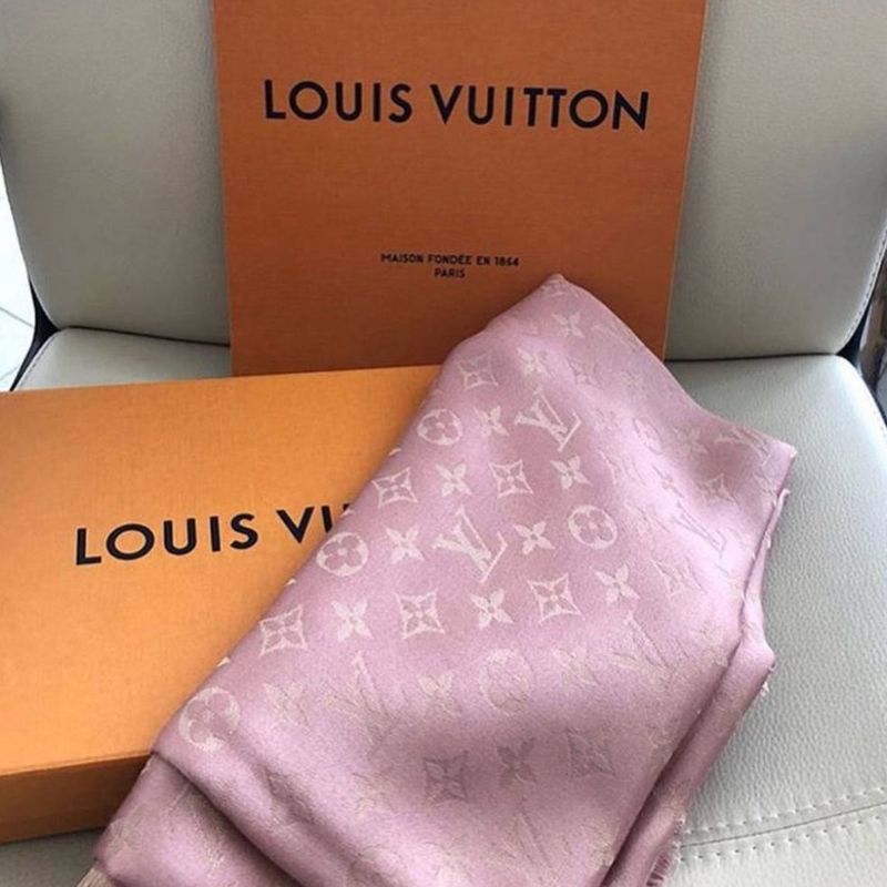 Pashmina Louis Vuitton Monogram Originais Novas sem Uso Len o