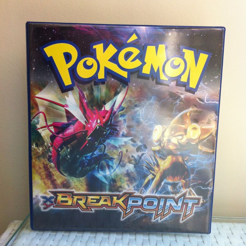 Álbum Pokémon Pasta tipo Fichário para Cards - XY BREAK POINT