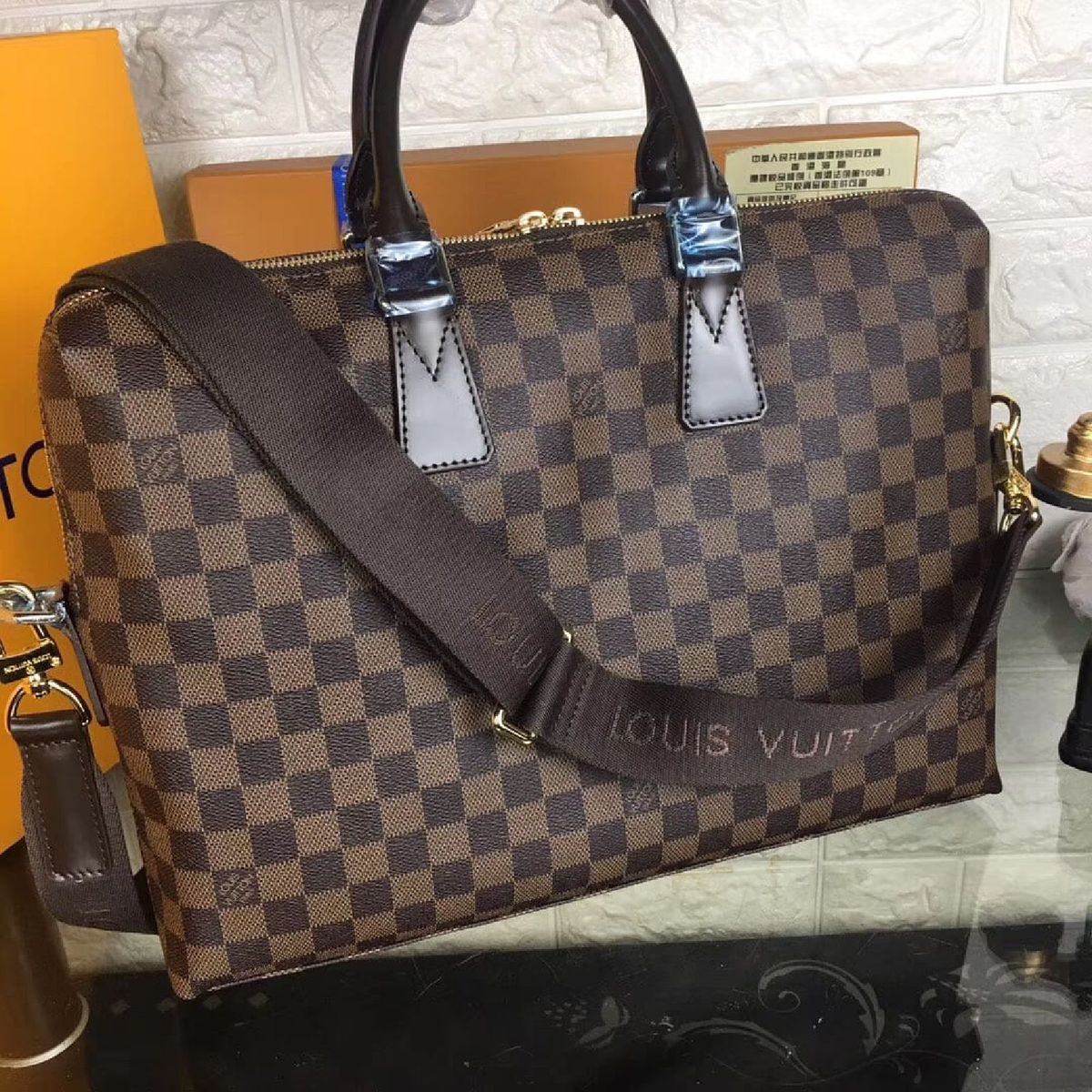 Pasta Executiva Louis Vuitton Bolsa Masculina Louis Vuitton Nunca