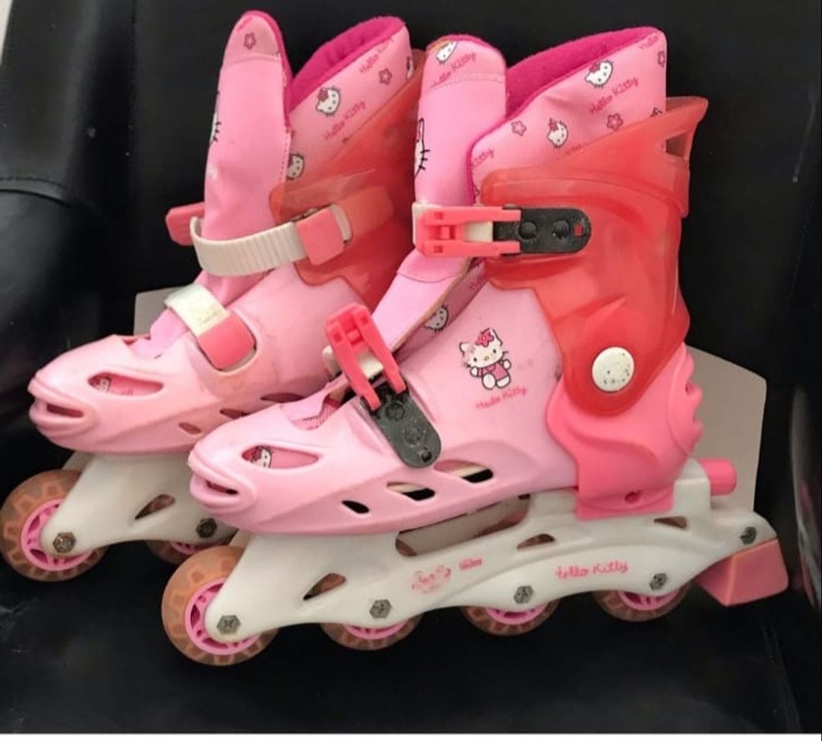 Patins da Hello Kitty Feminino - Regula até O 37 | Item Infantil Hello ...