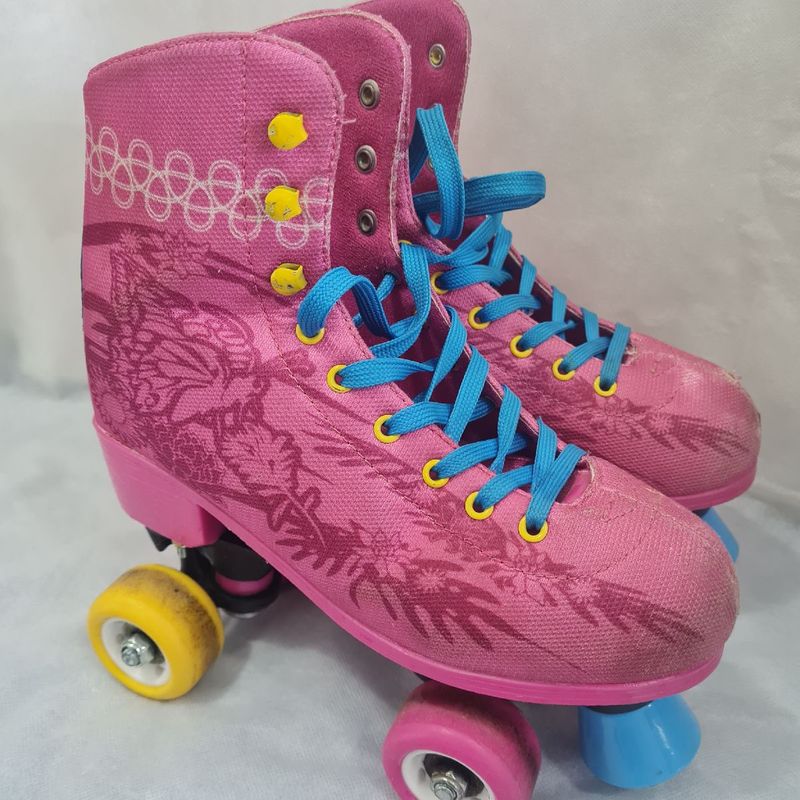 Patins Fila Tradicional Quad Juliet Feminino Moda Esportiva
