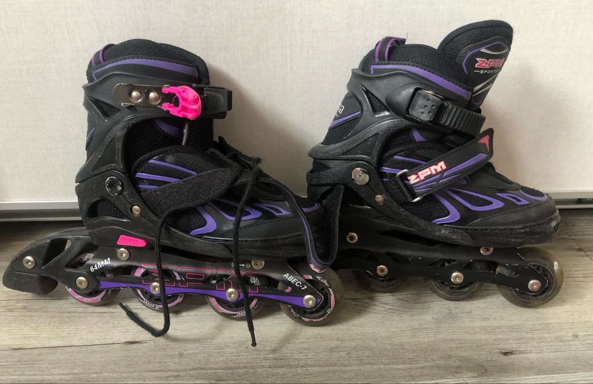 Patins Infantil Zpm Sports In Line Brinquedo Zpm Usado 77866213 enjoei