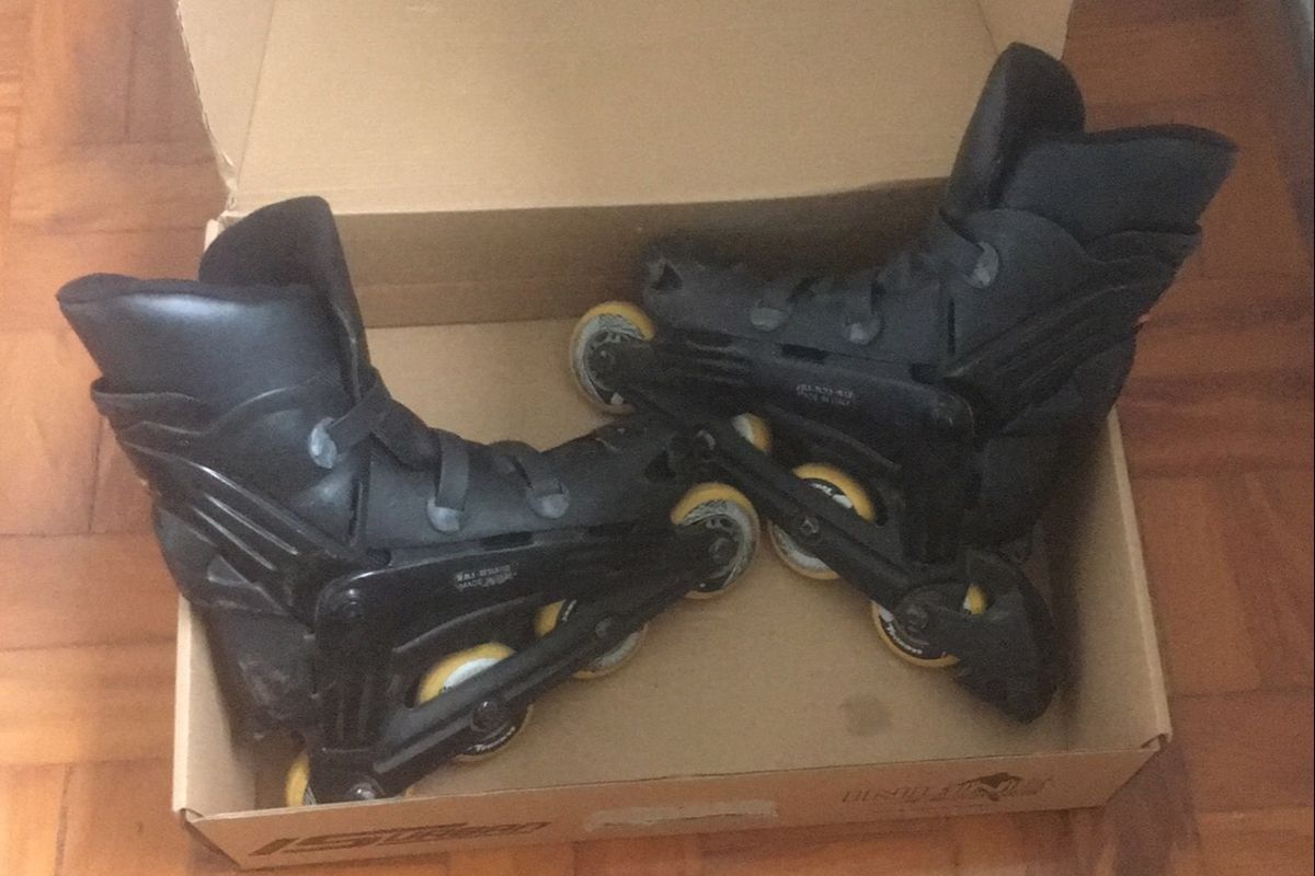 Patins Inline Hard Boot Rollerblade Tamanho 38 Item p/ Esporte e