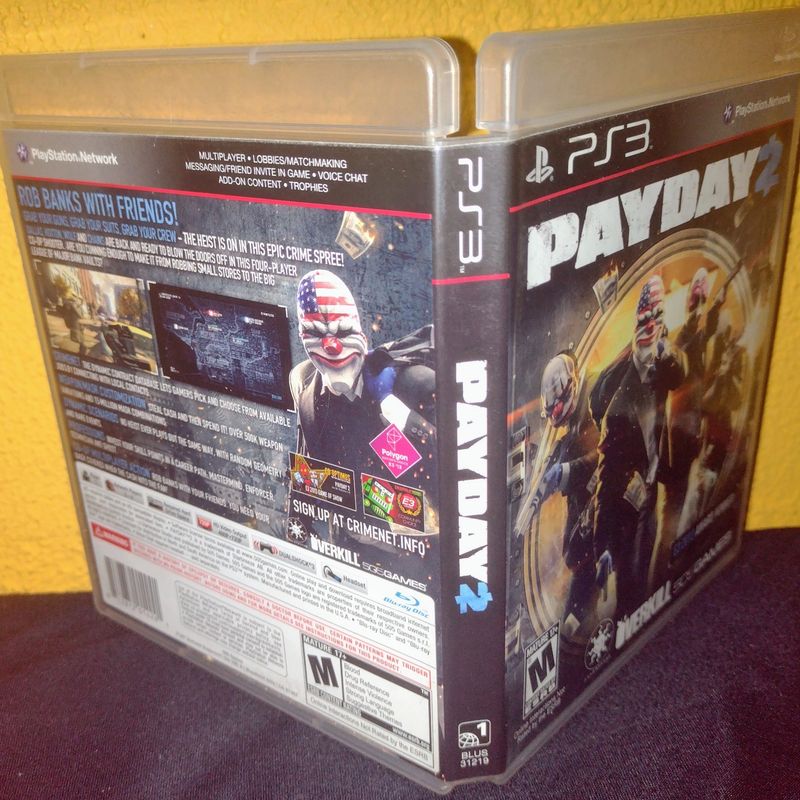 Payday 1 Ps3  MercadoLivre 📦