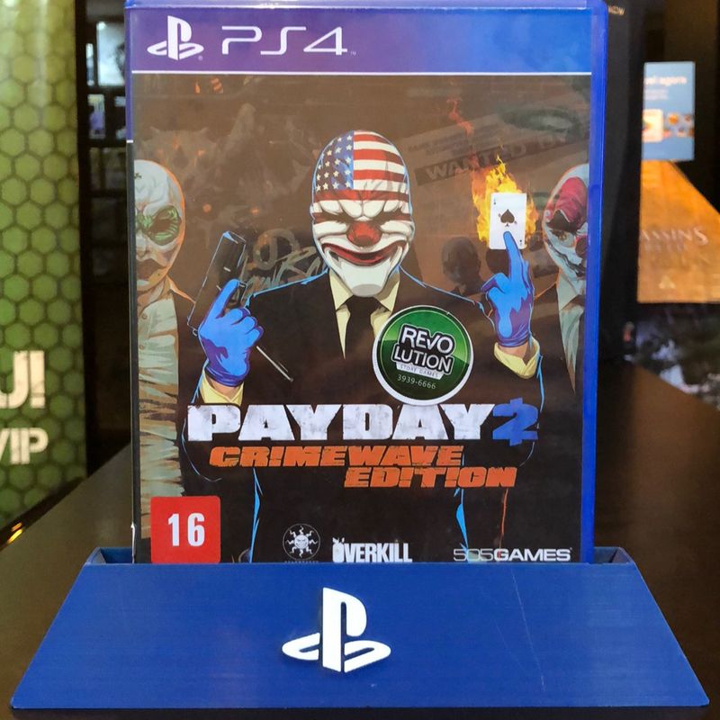 Mídia Física Jogo Pay Day 2 Crimewave Ps4 Original - GAMES