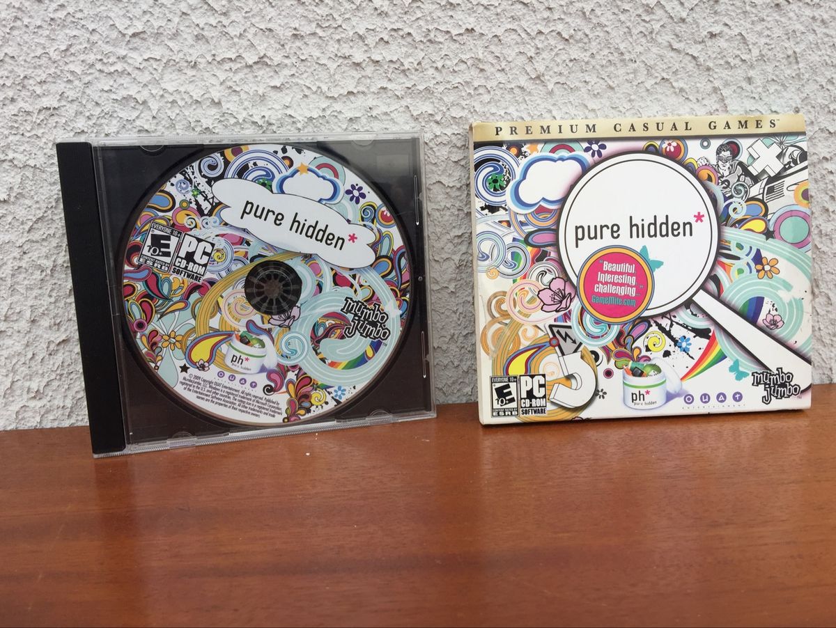 Pc - Cd - Rom Pure Hidden - Premium Casual 2009 Games | Roupa Esportiva ...