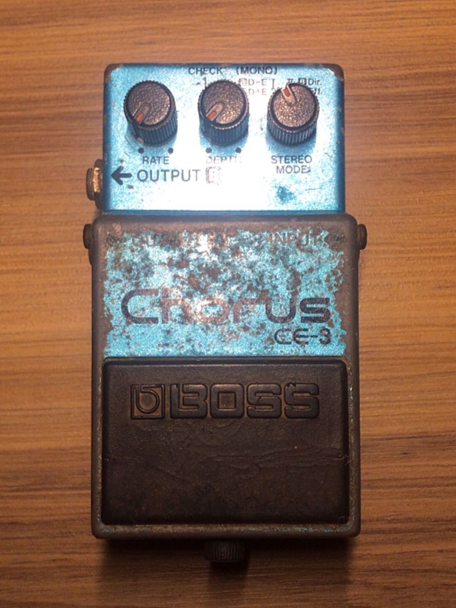 Pedal Boss Chorus Ce3 Japonês Japão Japan Item de Música Boss Usado