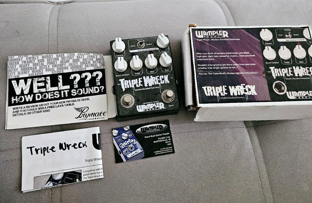 Pedal Guitarra Wampler Triple Wreck | Wampler Usado