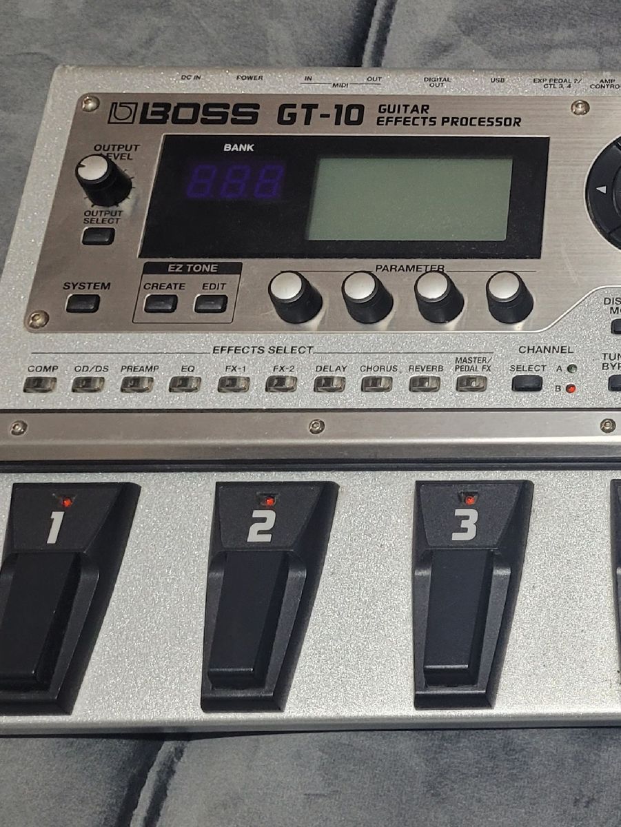 Pedaleira Boss Gt10 Item de Música Boss Usado 75113037 enjoei