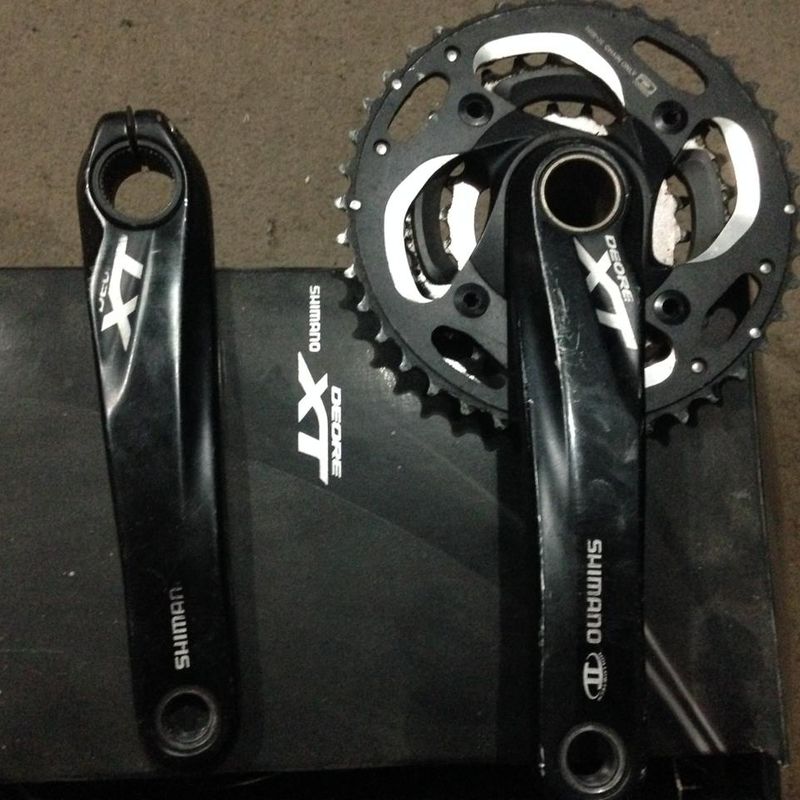 Pedivela Shimano Deore Xt Coroas Item p/ Esporte e Outdoor Shimano  Usado 45602582 enjoei