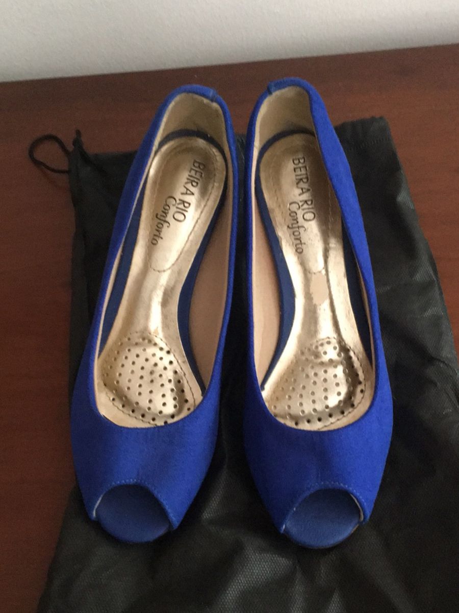 peep toe beira rio conforto