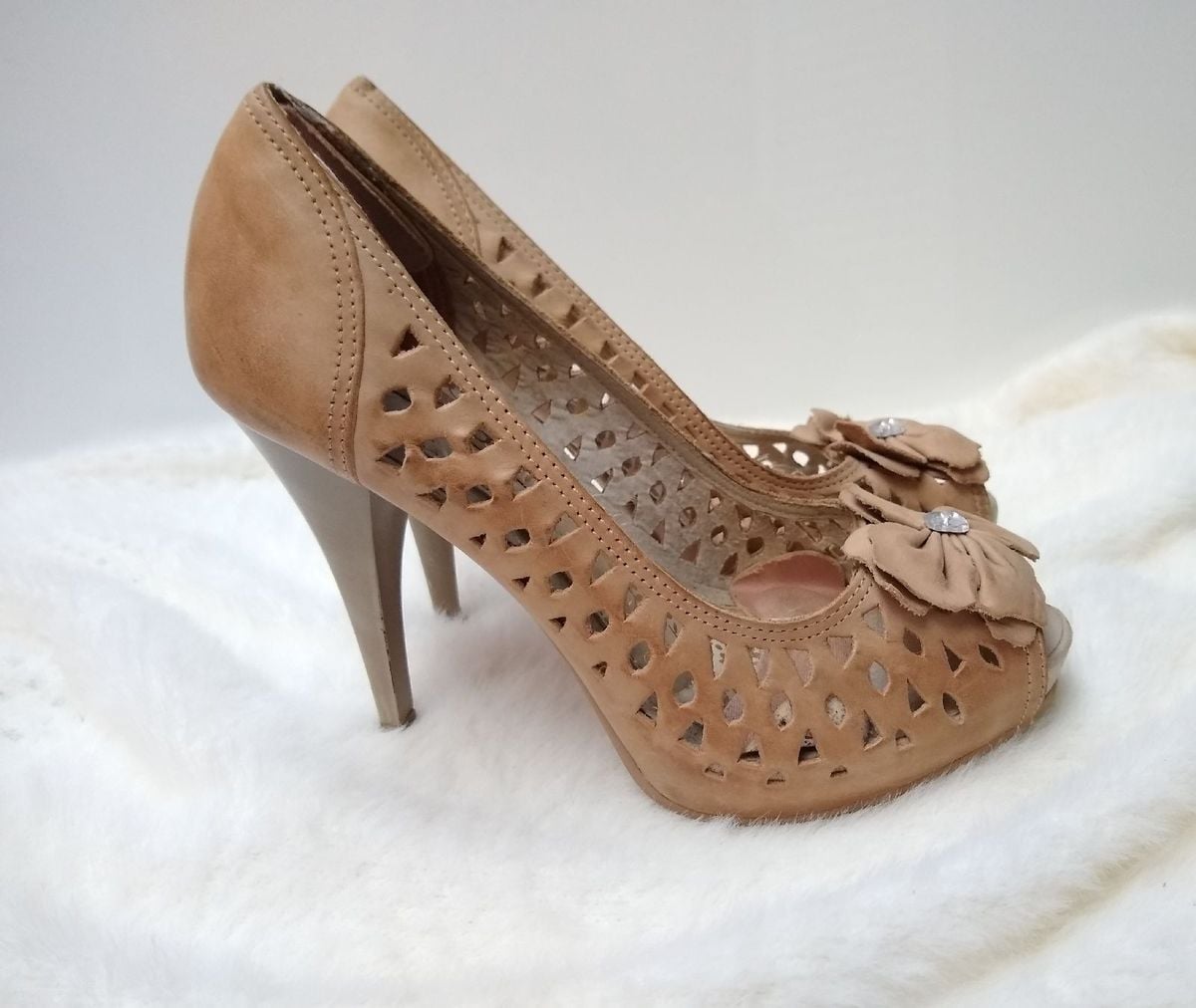 sapato peep toe dakota