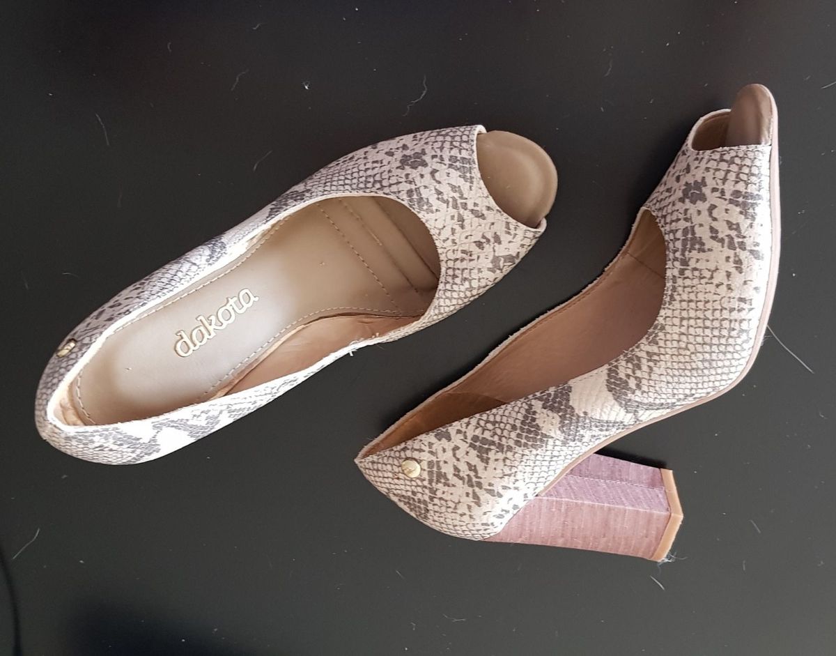 sapato peep toe dakota