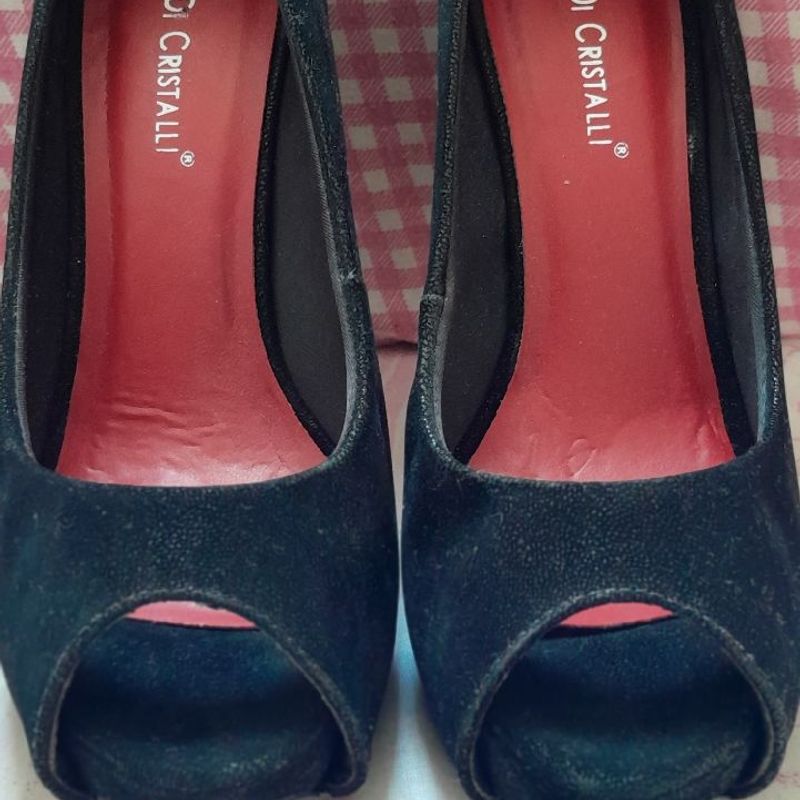 Peep toe di store cristalli