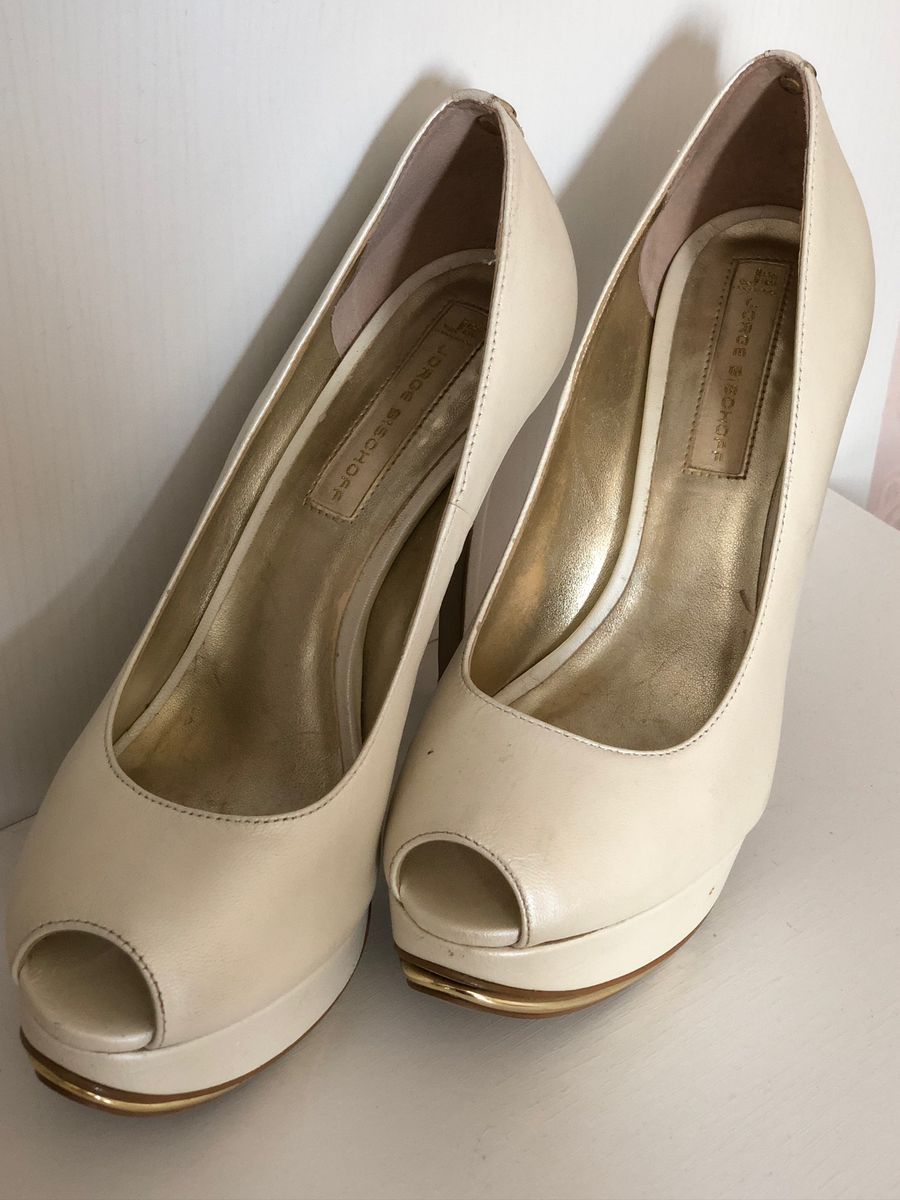 peep toe jorge bischoff noiva