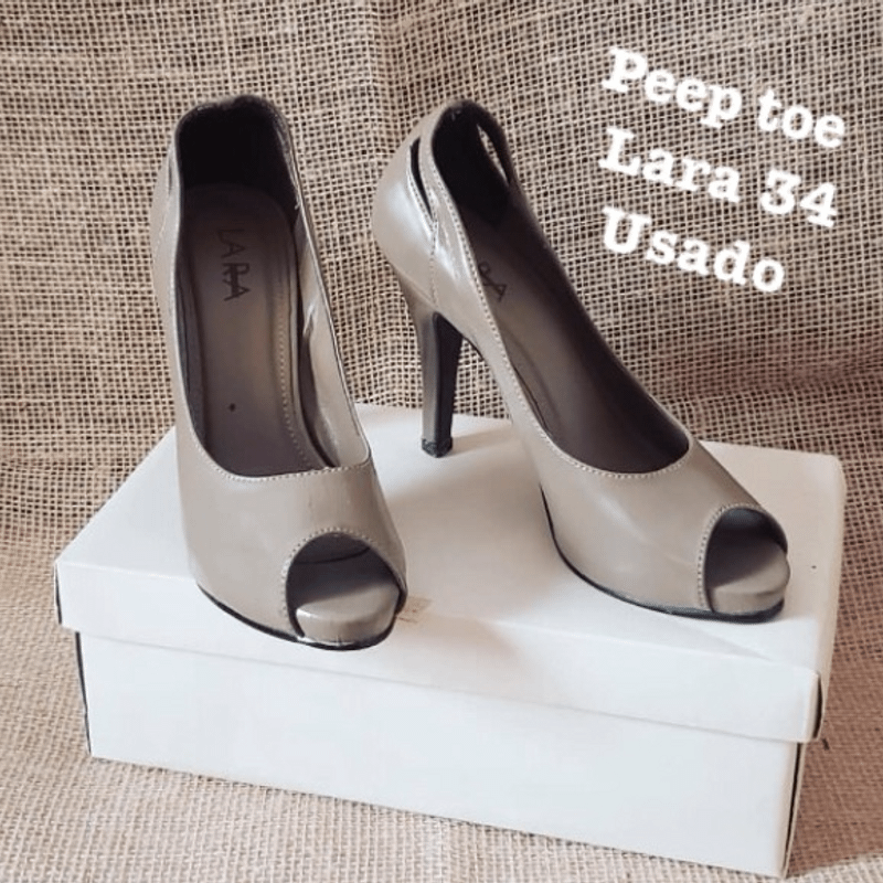 Peep toe sale lara costa