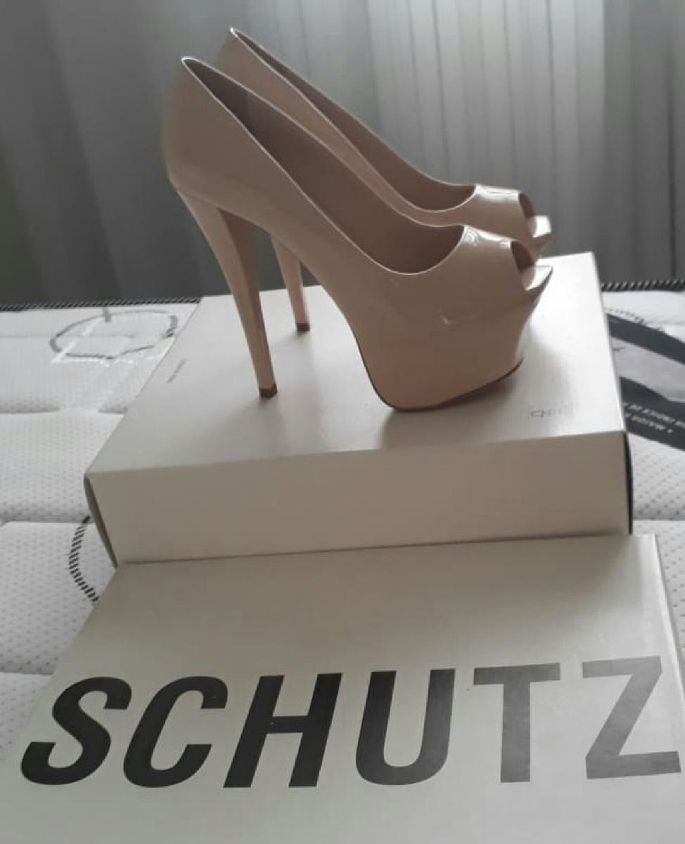 peep toe meia pata schutz