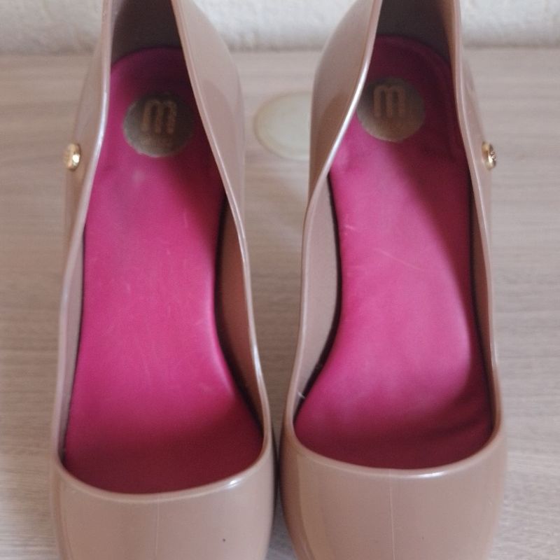 Peep Toe Melissa Salto Alto Scarpin Sapato Feminino Melissa