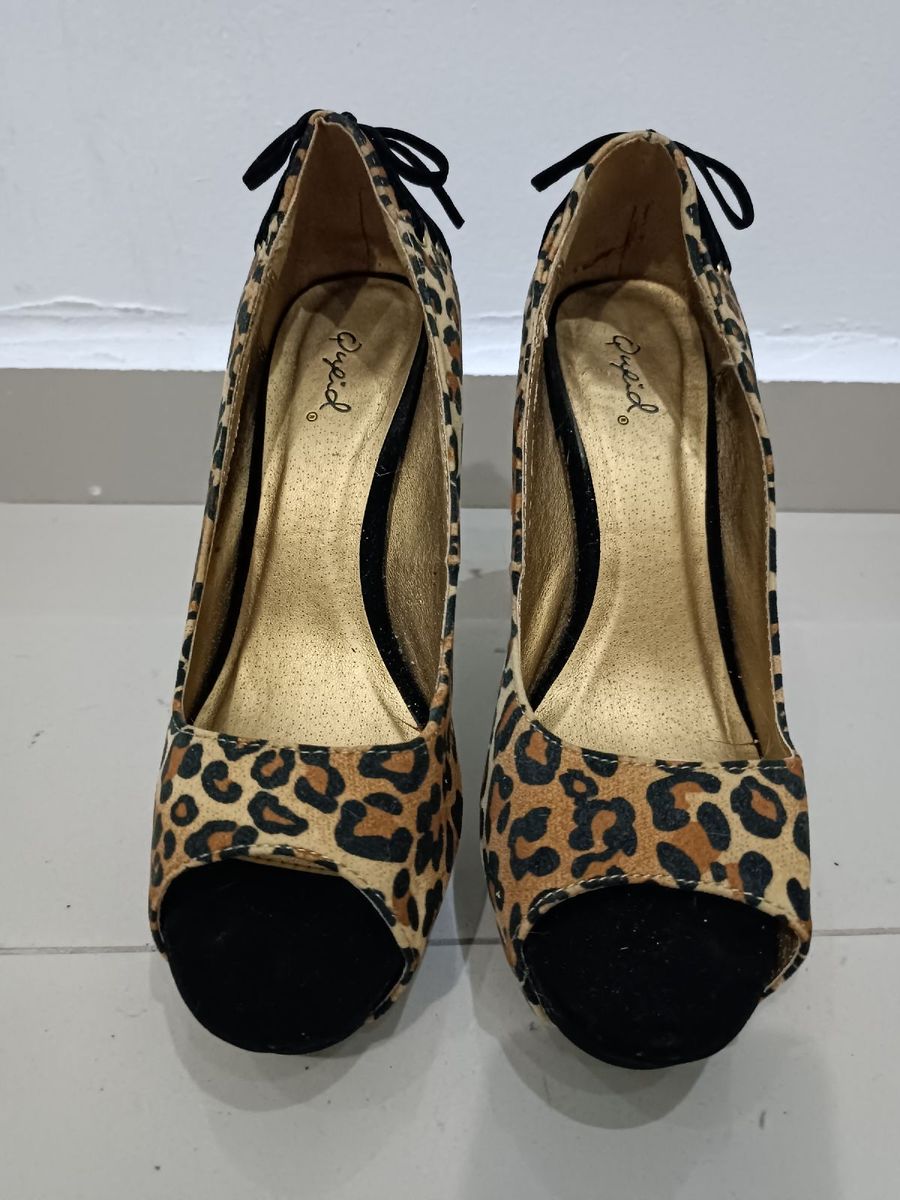 Peep toe sale oncinha