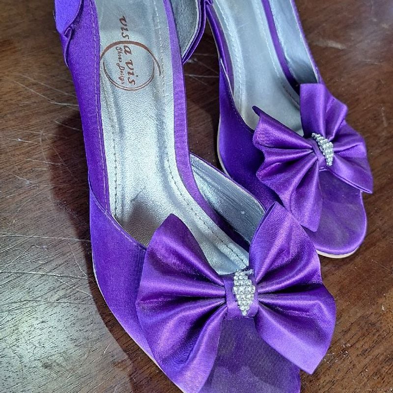 Shops peep toe roxo