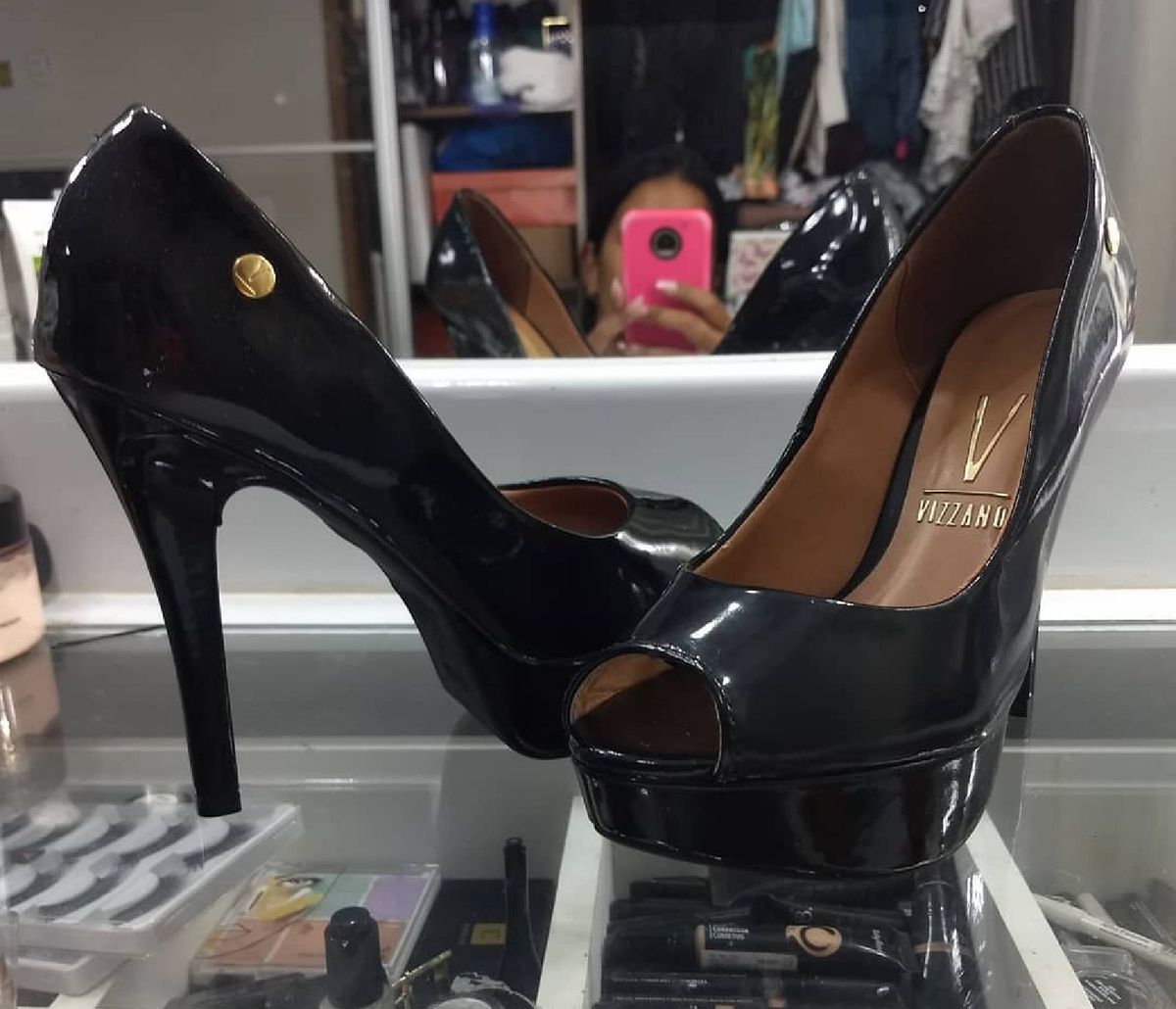 peep toe salto 15