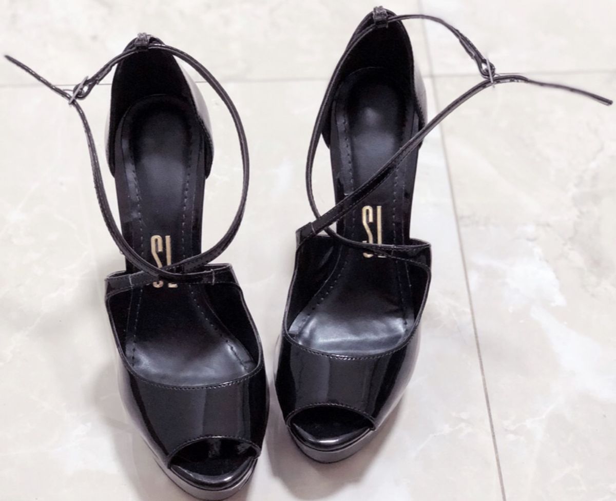 peep toe santa lolla meia pata salomé cruzada