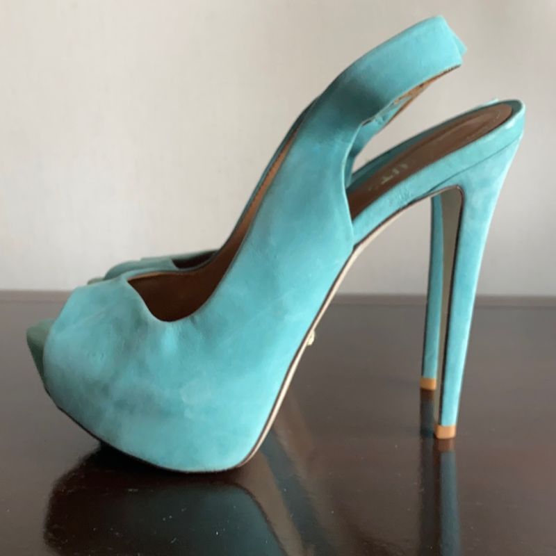 Peep toe Salto 15 Tiffany