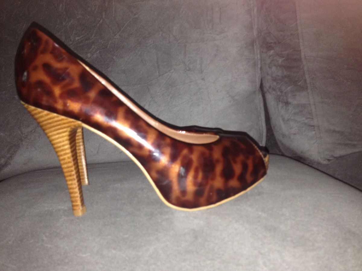 peep toe via uno - sapatos via uno