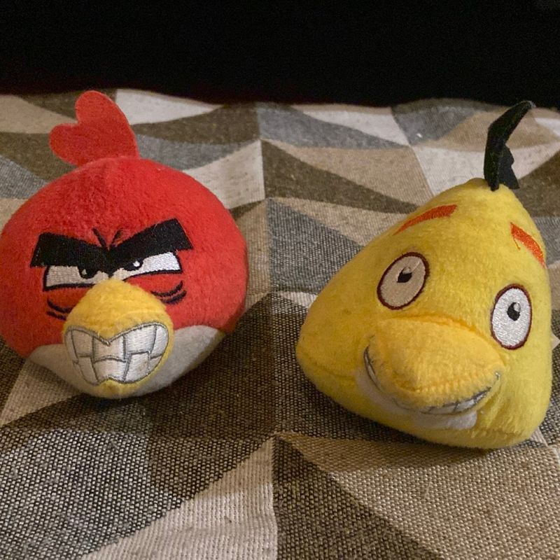 Tiktok Peluches De Angry Birds Mcdonalds Coleção De Pelúcias Do