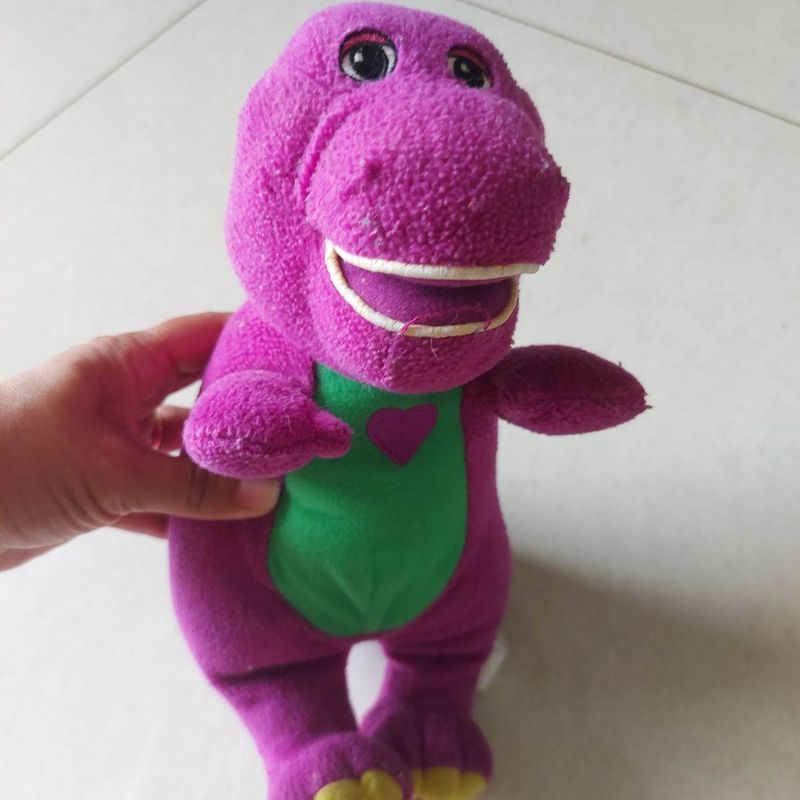 Pelúcia Barney Dinossauro Roxo | Pelúcia Usado 89026958 | enjoei