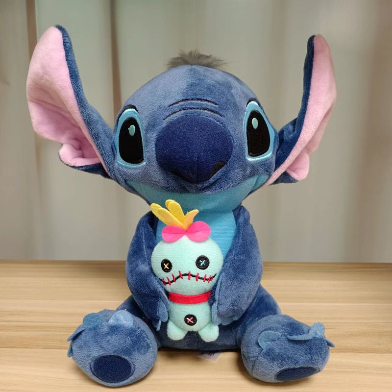 Stitch Com Xepa Scrump Bicho de Pelucia Lilo Disney Mundo da pelúcia  Pelúcias Game Land Brinquedos e Colecionáveis