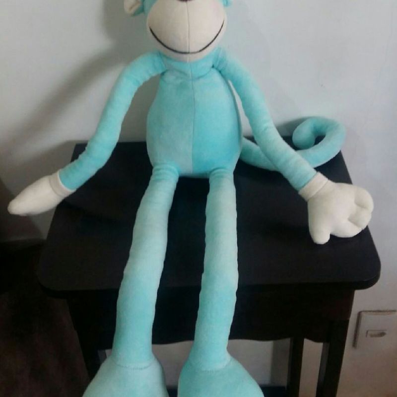 Macaco de Pelucia Super Fofo - Alma Azul