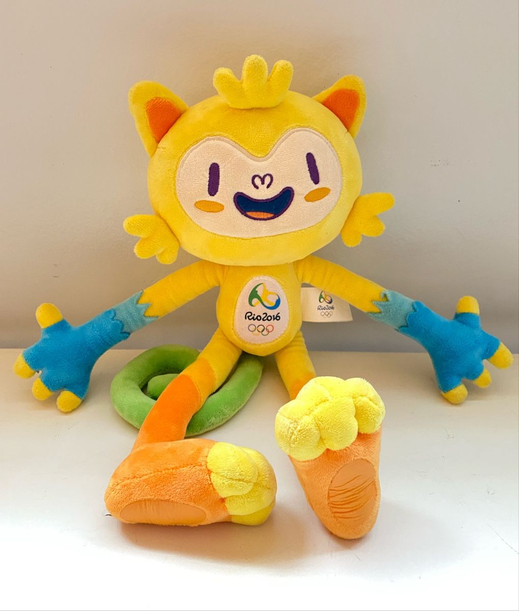 Pelucia Mascote Olimpiadas Rio 16 Vinicius 35cm Pelucia Rio 16 Usado Enjoei