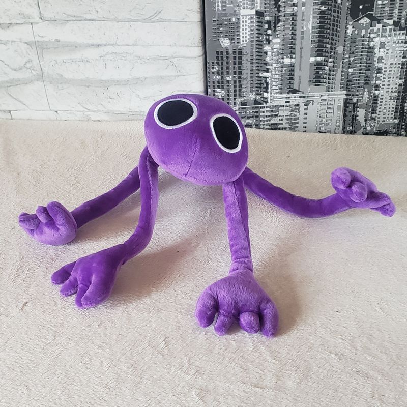 Purple boneco de pelúcia Rainbow friends Roblox