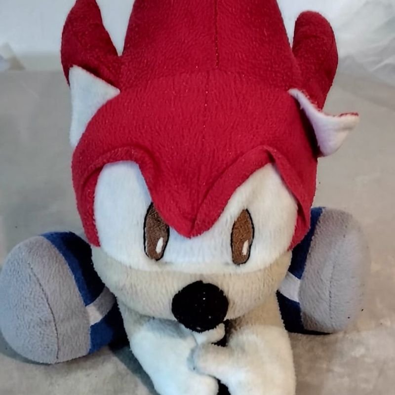 Boneco Pelúcia Sonic Grande 50cm Lançamento Vermelho Lindo