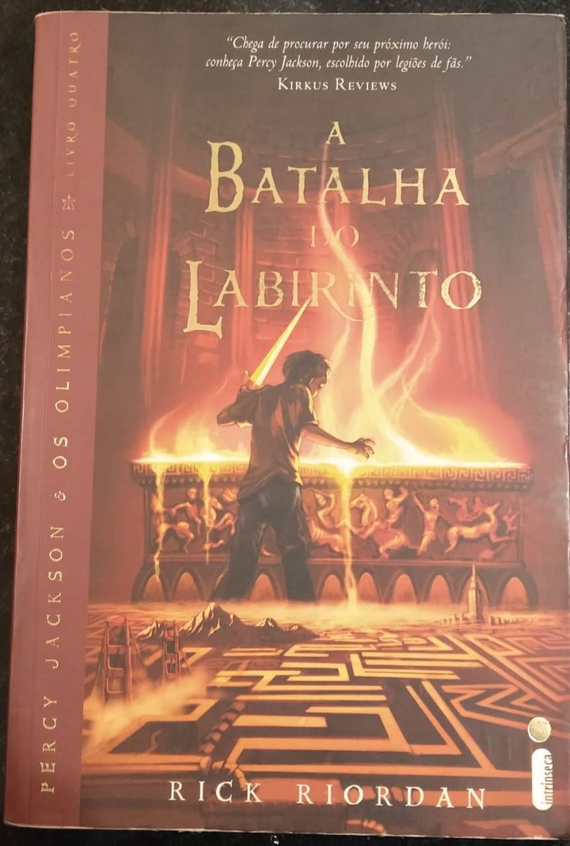 Percy Jackson E A Batalha Do Labirinto | Livro Usado 40736111 | Enjoei