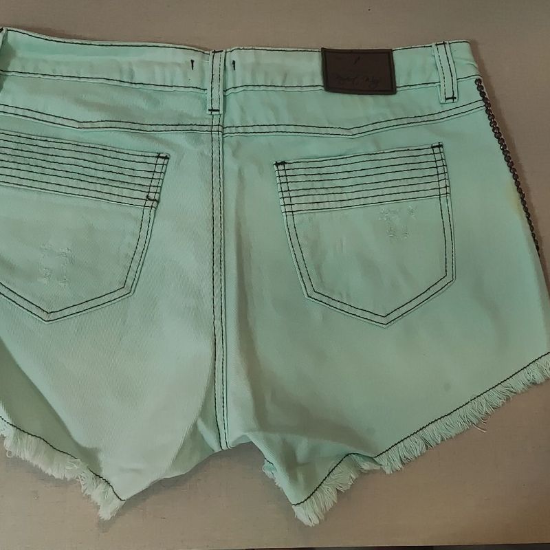 Conjunto cropped + shorts verde PERFECT WAY