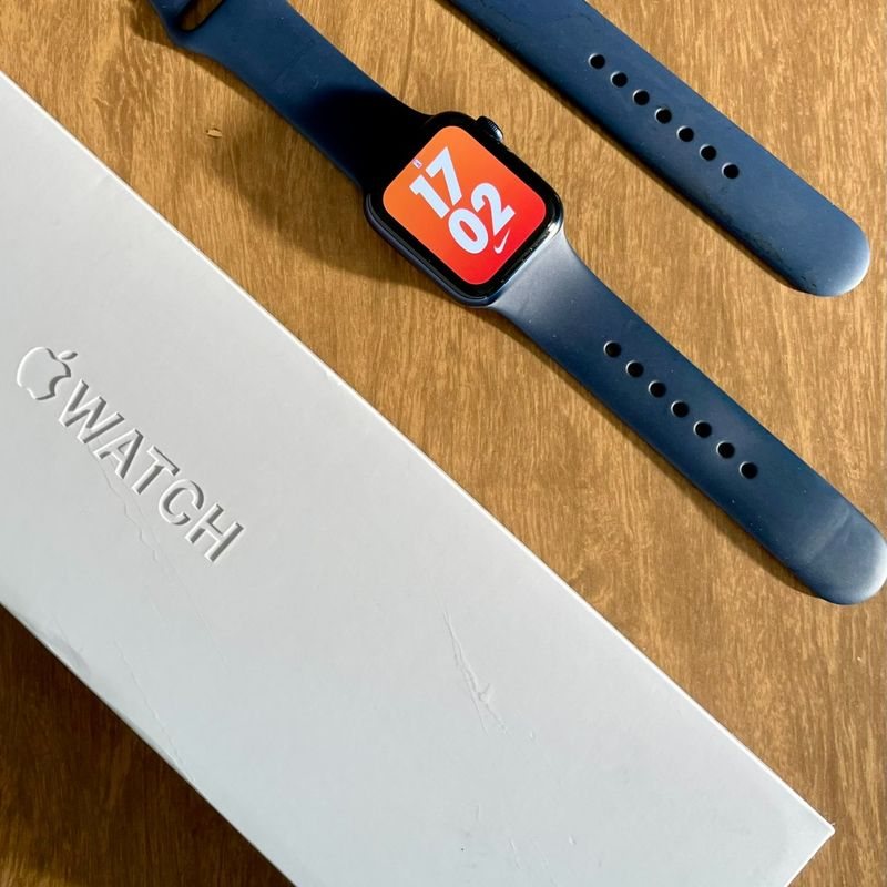 Perfeito Apple Watch Series 6 Azul 40mm - com Caixa | Apple Usado